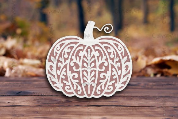 Download Fall Pumpkin Mandala SVG Laser Cut File - Pumpkin mandala svg Collection