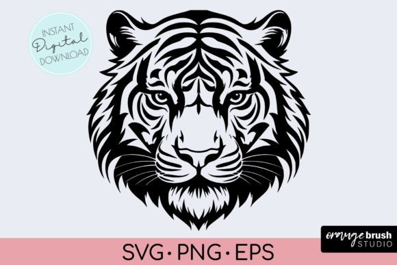 Download Tiger SVG | Tiger Head | Tiger Face SVG - Tiger head Collection