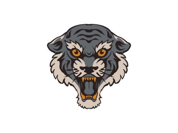 Download Tiger Head Vintage - Tiger head Collection
