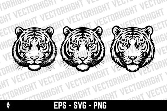 Download Tiger Head Illustration - Tiger head Collection