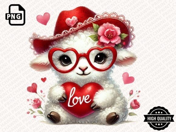Download Cute Valentine Animal Clipart PNG - Animal Collection