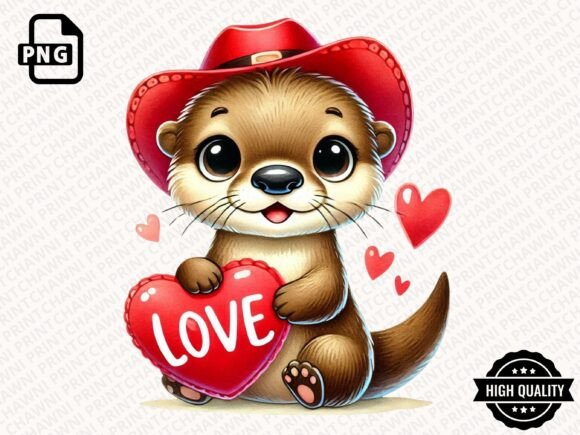 Download Cute Valentine Animal Clipart PNG - Animal Collection