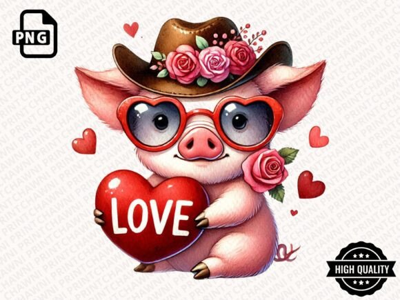 Download Cute Valentine Animal Clipart PNG - Animal Collection