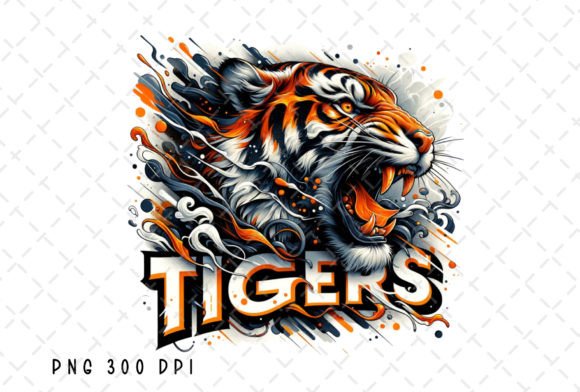 Download Tiger Head Logo Tigers Sublimation PNG - Tiger head Collection